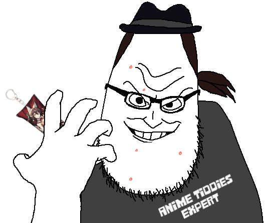 syndrome, syndromejak, 4chan, 4cuck, anime, anime girl, beard, black glasses, body pillow, evil