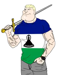 mexiaryan lesotho holding sword.png