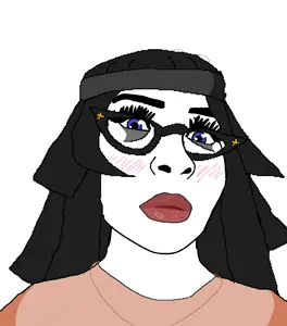 soytan, cobson, female cobson, femjak, beanie, beautiful, blue eyes, closed mouth, clothes, eyebrows