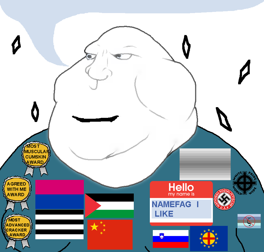 meximutt, 1soyjak, award, awards, bald, clothe, gerontophile, name tag, nazism, neutral