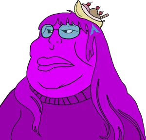 femquote, meximutt, female meximutt, mariana, femjak, banana, banana split ice cream, chin, double chin, fat