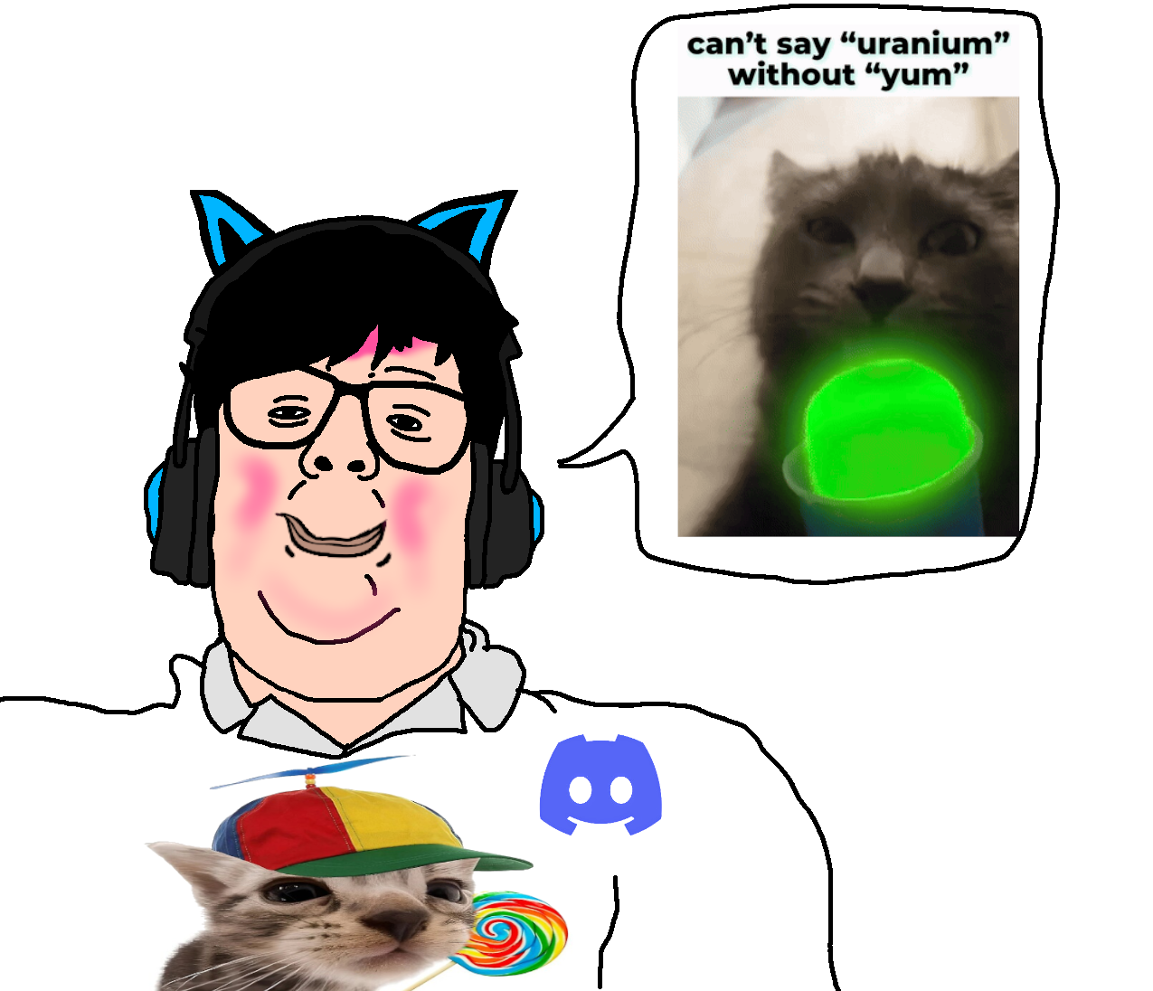 boykisser, streisandjak, sillyfag, animal, blush, candy, cat, cat ears, cat headphones, chin