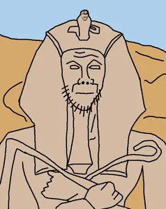 unknown, desert, nuvariant, pharaoh, statue, stubble