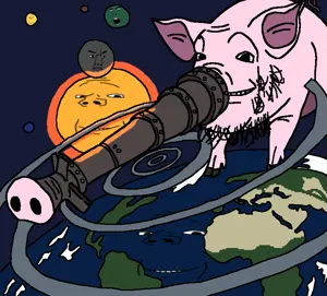 termitesilva, chudjak, cobson, gapejak, unknown, wholesome soyjak, animal, cannon, earth, pig