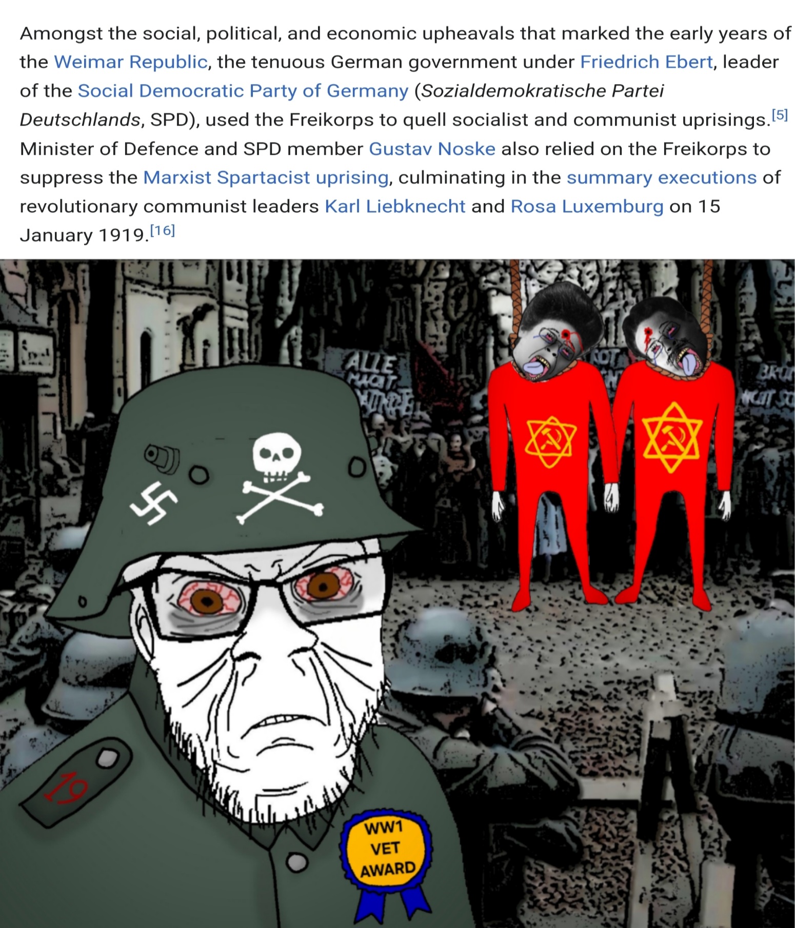 bernd, feraljak, hanging troonjak, troonjak, 20th century army, ack, award, background, beard bloodshot eyes buttons closed mouth collar epaulettes eyebrows feldgrau germany glasses helmet high…