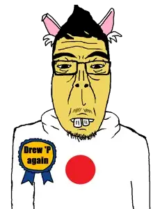 markiplier soyjak, asiamutt, asiamutt2, asian, award, buck teeth, cat ears, ear, ears, femboy