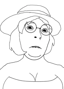 cobson, female cobson, hornyson, femjak, biting lip, clothes, female, femjak, hair, hat