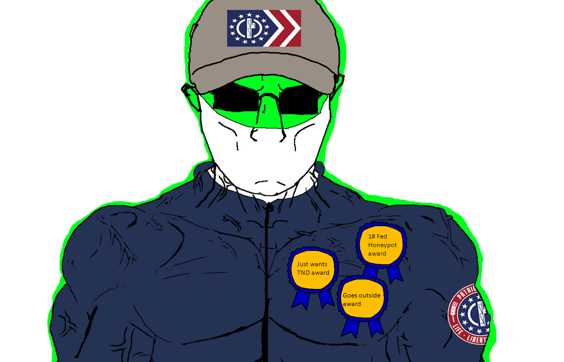 chudjak, chudjak front, muscular chud, glowie, america first, award, awards, cia won, confederate, csa