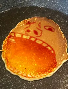gapejak, edit, open mouth, pancake, photo, photoshop, real life