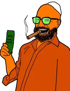 tonytut, arm, bald, beard, cigar, clothes, dollar sign, ear, eyebrows, glasses