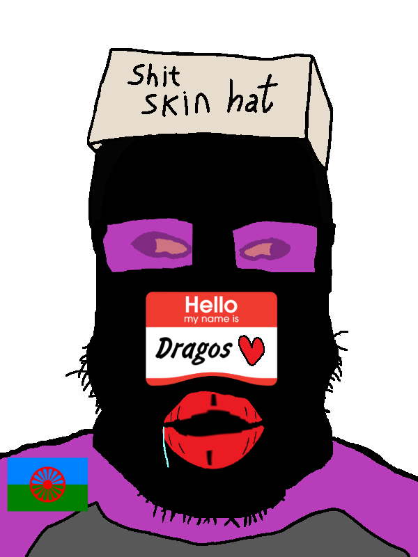 chudjak, markiplier soyjak, chudplier, nonexistent nameflamboyant persons, big lips, black skin, clothes, cross eyed, deformed, dragos
