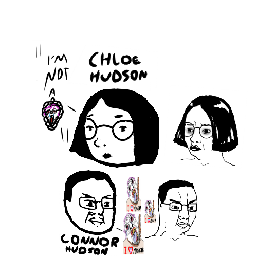 bernd, chudjak, female chudjak, hanging troonjak, troonjak, femjak, ack, black hair, black lipstick, chloe hudson