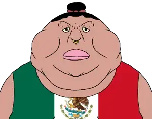 meximutt, female meximutt, meximutt front2, femjak, foidjaks, brown skin, clothes, fat, female, femjak