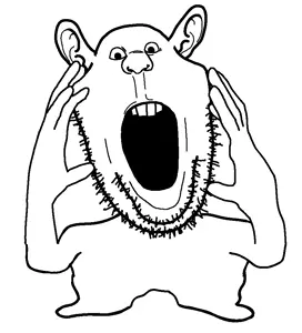 impish, impish soyak ears, ppp, unknown, ear, full body, gape, nose, open mouth, soyjak