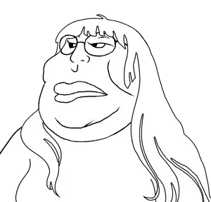 meximutt, female meximutt, mariana, femjak, foidjaks, muttverse, fat, female, glasses, hair