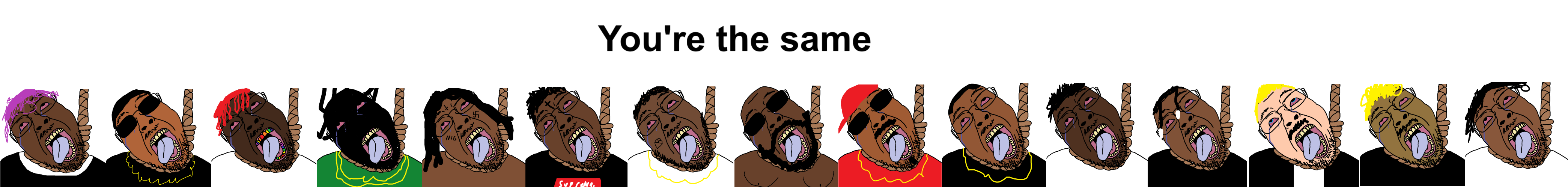 bernd, hanging troonjak, troonjak, 21 savage, ack, asap rocky, asian, beard, black skin, blasian