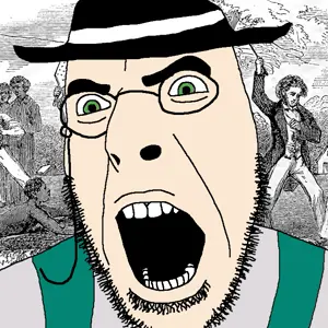 cobson, buck breaking, clothes, drawn background, glasses, green eyes, hat, history, open mouth, slave