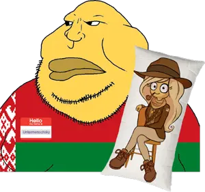 coco schoppenboer, meximutt, belarus, body pillow, pillow, ongezellig, untermenschsky
