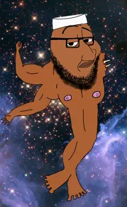 smugjak, allah, brown skin, full body, galaxy, islam, religion, smug