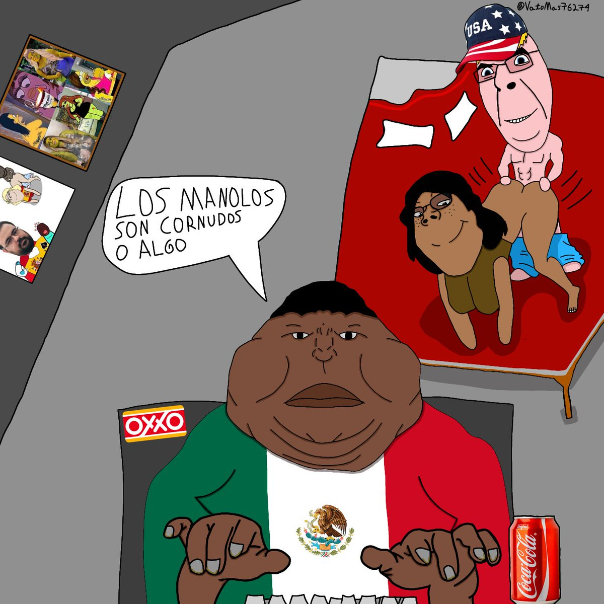 cobson, gapejak, meximutt, female gapejak, meximutt front2, femjak, 3soyjaks, brown skin, coca cola, cuck