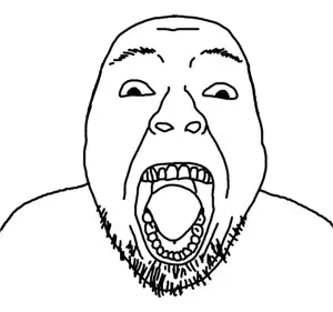 bernd, no glasses, open mouth, stubble, transparent background, uncolored skin