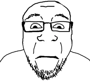 bernd, markiplier soyjak, neutralplier, fusionjaks, closed mouth, neutral, open eyes, stubble, transparent background, uncolored skin