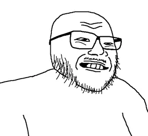 unknown, beard, glasses, grin, smile, teeth