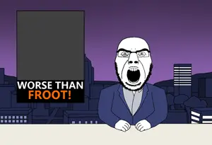 cobson, cobson front2, background, city, clothes, english text, eyebrows, front view, glasses, looking at you