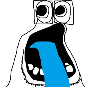 droolson, beard, drool, gem, gem not coal, gemmy, glasses, looking at you, nuvariant, teeth