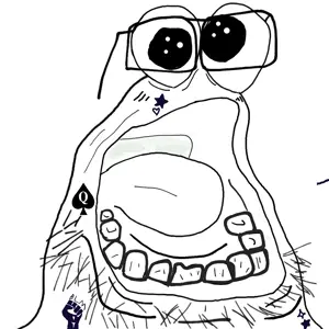 droolson, beard, blm logo, gem, looking at you, mouth, open, teeth