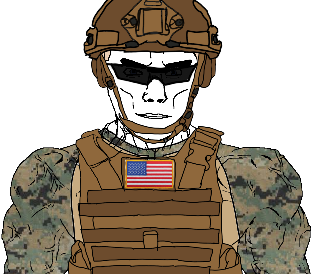 chudjak, chudjak front, muscular chud, buff, clothes, eyebrows, glasses, hat, helmet, looking at you