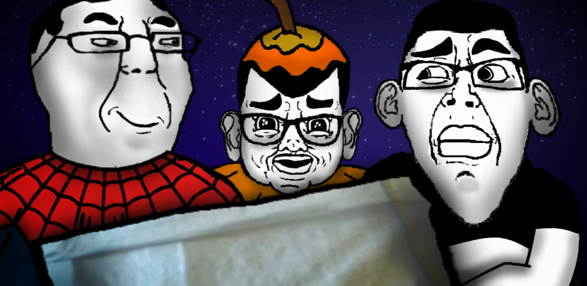 brandon, chudjak, impractical incels, 3soyjaks, closed mouth, clothes, ear, eyebrow raise, eyebrows, glasses