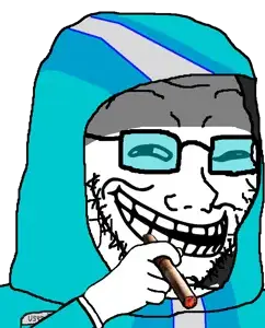 trollface, soyak, cigar, clothes, cultist, gempass, smoking, smug