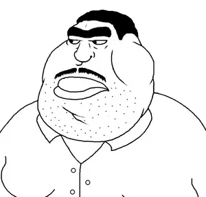 meximutt, hindumutt, muttvariants from meximutt, muttverse, angry, bushy eyebrows, fat, hair, hindu, india