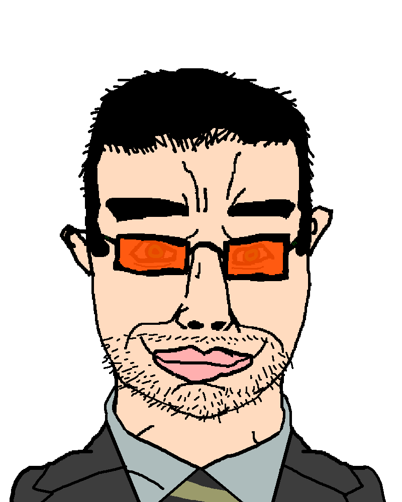 chudjak, chudjak front, clothes, dafuq?!boom!, glasses, green eyes, hair, happy, lips, looking at you
