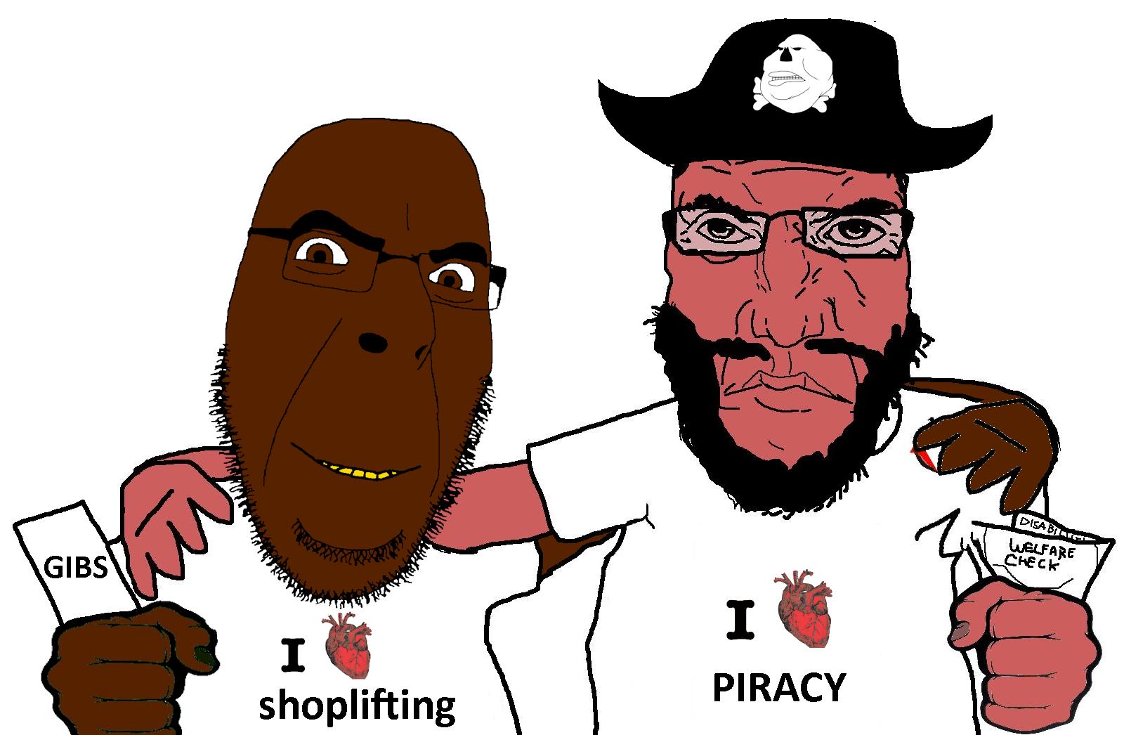 cobson, markiplier soyjak, meximutt, science lover, no more brother wars, 2soyjaks, bald, black skin, clothes, gib