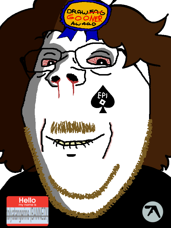gapejak, wholesome soyjak, coomerjak, aphex twin, award, ban, banned, banned user, bloodshot eyes, brown hair