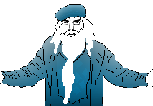 chudjak, beard, blue clothes, cant win with these retarded faggots, caption, clothes, discord meme, facing front, hat, le pol face