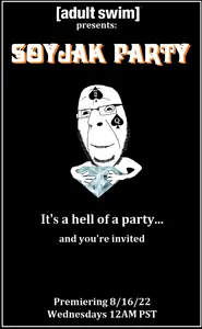cobson, adult swim, arm, gem, glasses, hands, holding object, poster, queen of spades, smile