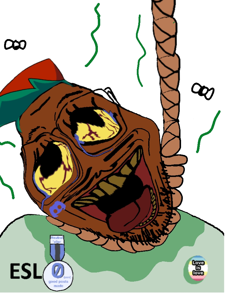 esl fnf pedo, bernd, chudfaggot, esl pedo league, ack, animal, award, bloodshot eyes, brown skin, bug