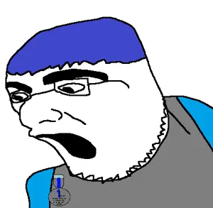 SoyBooru.com - 141207 - bald beard eyebrows eyes glasses mouth_open open_mouth screaming soyjak variant_unknown variant_wubzzyjak white_background white_skin.png