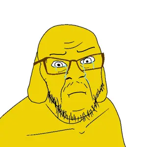 feraljak, jannyjak, animal, closed mouth, crying, dog, dog ear, ear, glasses, janny