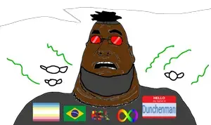 SoyBooru.com - 141546 - fat forehead_lines glasses melting open_mouth stubble variant_unknown.png