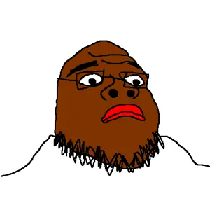unknown, coal, coal skin, glasses, lips, nigger, red lips, shitskin, stubble