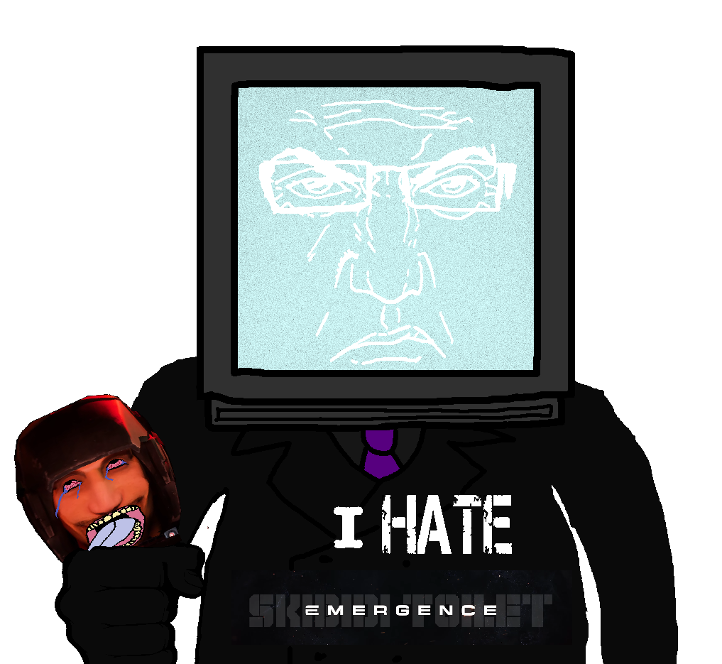 bernd, markiplier soyjak, science lover, punisher face, ack, angry, astro specialist, astro toilet, clenched fist, clothes