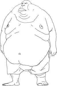 meximutt, bantumutt, beast, endmutt, morbidmutt, aliased, big lips, clothes, fat, full body