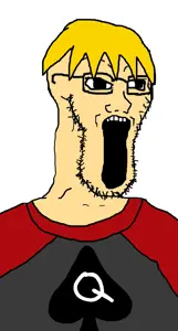 nate higgers, soyak, natejak, big eyes, blonde hair, hair, long face, queen of spades, red shirt, spade