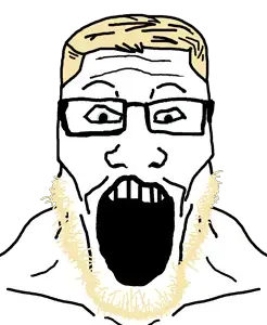 markiplier soyjak, aryanplier, aryan, aryan soyjaks, a10 eyes, blonde hair, blue eyes, buff, hair, uncolored skin