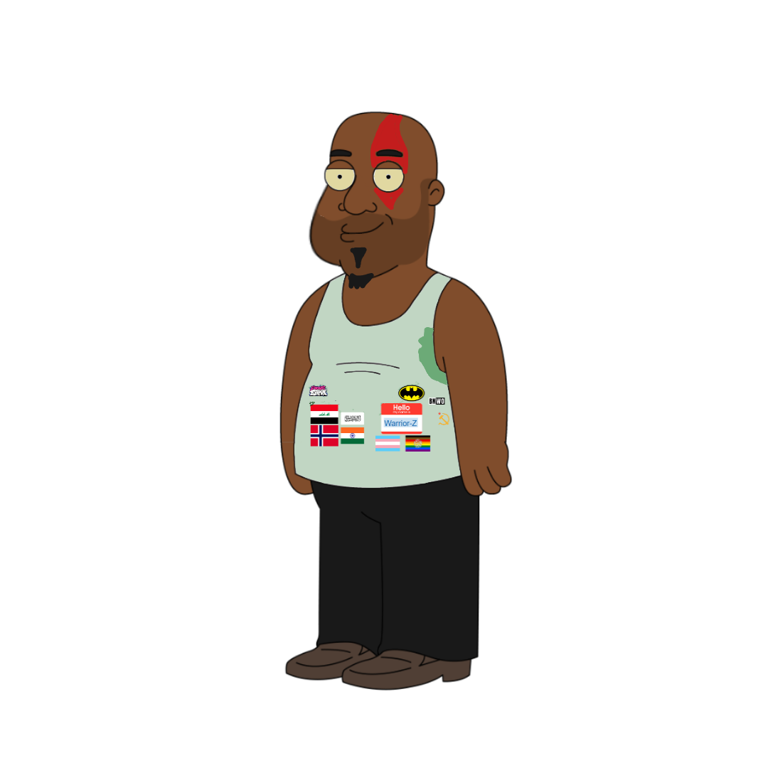 kratos, meximutt, mexiaryan, beard, brown skin, bushy eyebrows, cartoon, family guy yourself, funny, goatee