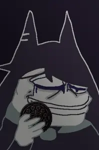 pepe, amphibian, animal, closed eyes, closed mouth, frog, gem, oreo, tear, tranny artstyle